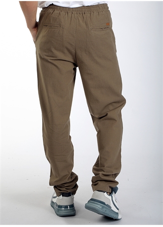 Lee Cooper Normal Bel Regular Fit Deve Tüyü Erkek Chino Pantolon 242 LCM 221004 NEW BEACH CAMEL_3