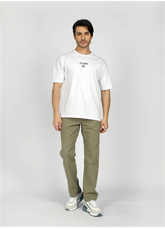 Lee Cooper Normal Bel Straight Yeşil Erkek Chino Pantolon 242 LCM 221002 RICKY ND 1 VIZON