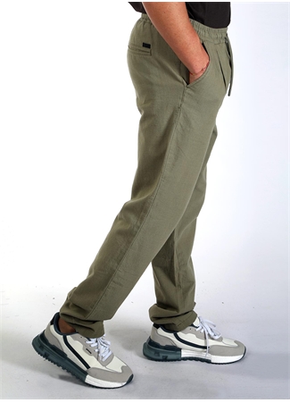 Lee Cooper Normal Bel Regular Fit Haki Erkek Chino Pantolon 242 LCM 221004 NEW BEACH HAKİ_2