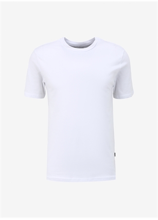 Lee Cooper Yuvarlak Yaka Beyaz Erkek T-Shirt 242 LCM 242015 GAEL BEYAZ