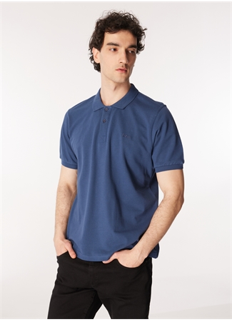 Lee Cooper İndigo Erkek Polo T-Shirt 242 LCM 242025 TWINS İNDİGO