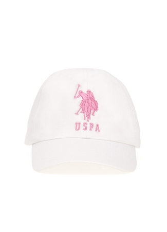 U.S. Polo Assn. Beyaz Kız Çocuk Şapka EDRO-GIRL-IY24_1