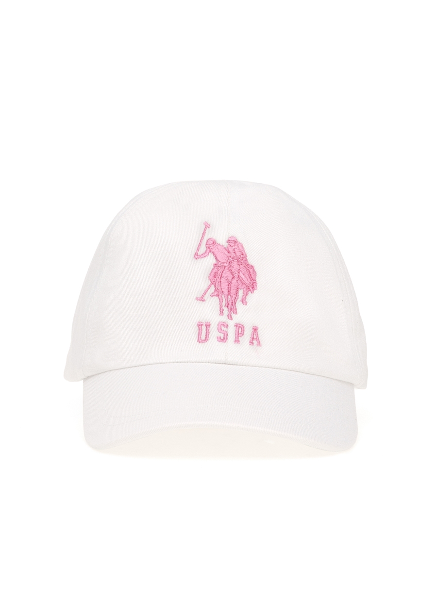U.S. Polo Assn. Beyaz Kız Çocuk Şapka EDRO-GIRL-IY24_1