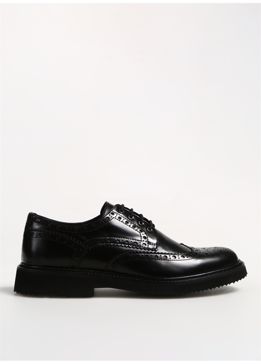 Brooks Brothers Deri Siyah Erkek Klasik Ayakkabı BBSS24MCL002