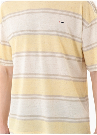 U.S. Polo Assn. Bisiklet Yaka Safran Erkek T-Shirt AFKA_5