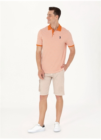 U.S. Polo Assn. Kiremit Erkek Regular Fit Polo T-Shirt AREZ_3