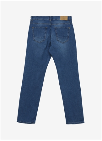 U.S. Polo Assn. Normal Bel Normal Paça Relaxed Koyu Mavi Erkek Denim Pantolon CHEDI- U_1