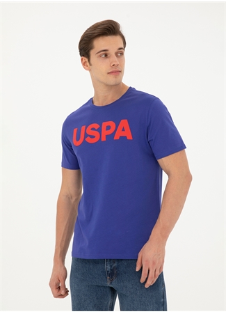 U.S. Polo Assn. Bisiklet Yaka Mavi Erkek T-Shirt GEARTIY024_2