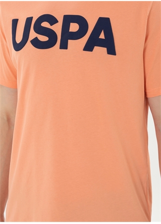 U.S. Polo Assn. Bisiklet Yaka Somon Erkek T-Shirt GEARTIY024_5