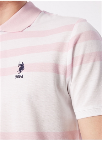 U.S. Polo Assn. Pembe Erkek Regular Fit Polo T-Shirt GODE_3