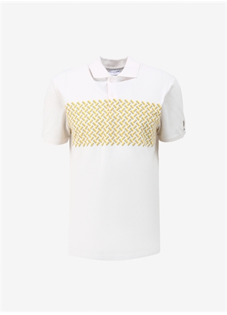 U.S. Polo Assn. Ekru Erkek Regular Fit Polo T-Shirt GANJA_5