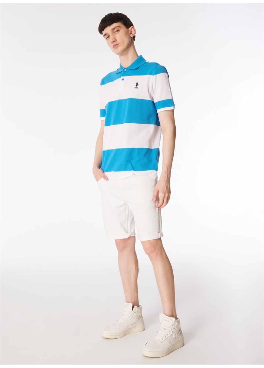 U.S. Polo Assn. Saks Erkek Regular Fit Polo T-Shirt GIMLE_3