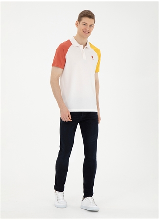 U.S. Polo Assn. Ekru Erkek Regular Fit Polo T-Shirt GARDNER_2