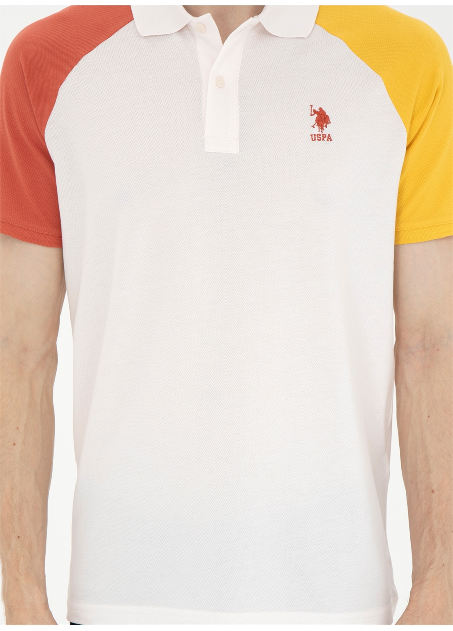 U.S. Polo Assn. Ekru Erkek Regular Fit Polo T-Shirt GARDNER_4