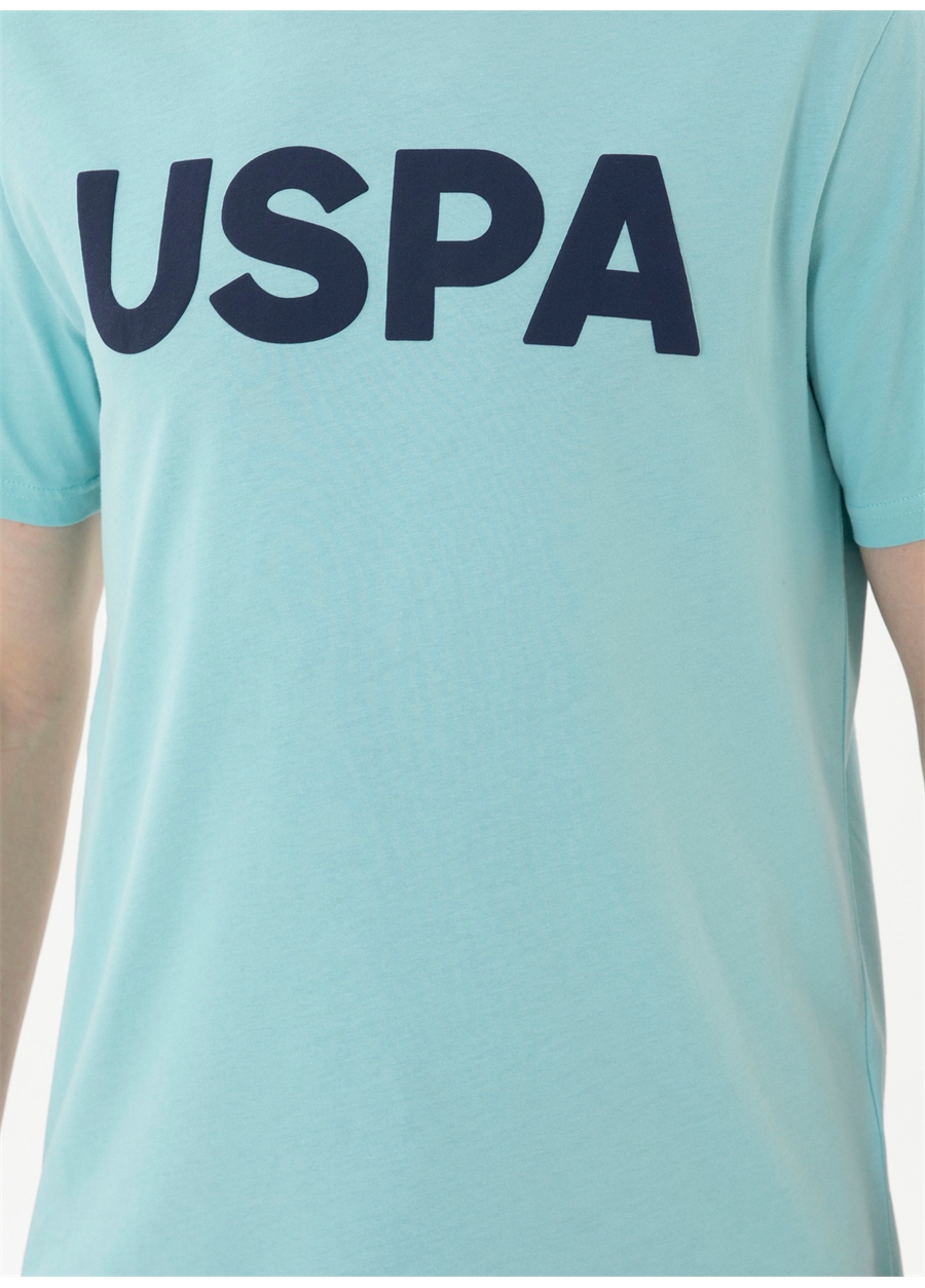 U.S. Polo Assn. Bisiklet Yaka Yeşil Erkek T-Shirt GEARTIY024_1