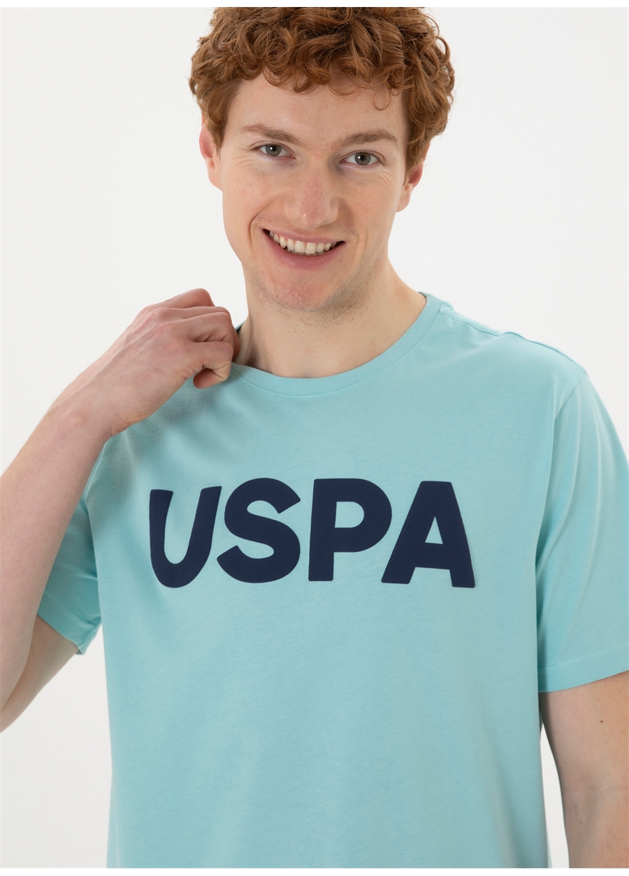 U.S. Polo Assn. Bisiklet Yaka Yeşil Erkek T-Shirt GEARTIY024_3