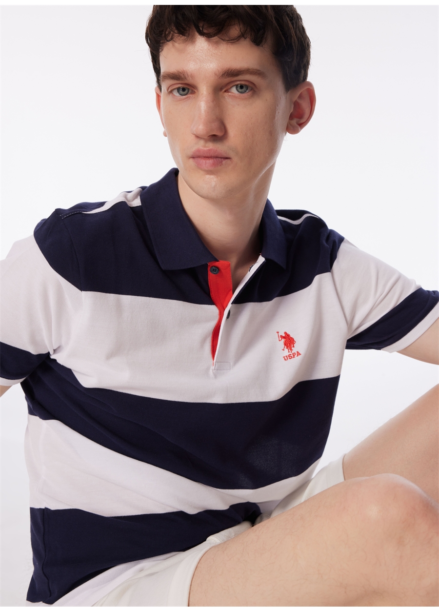 U.S. Polo Assn. Lacivert Erkek Regular Fit Polo T-Shirt GIMLE_0