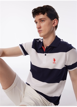 U.S. Polo Assn. Lacivert Erkek Regular Fit Polo T-Shirt GIMLE_3