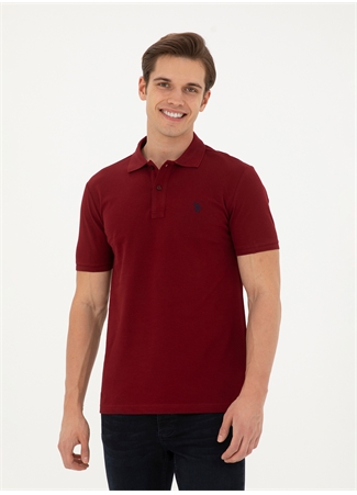 U.S. Polo Assn. Bordo Erkek Slim Fit Polo T-Shirt GTP04IY024_2