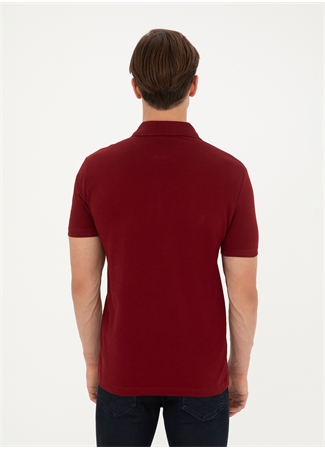 U.S. Polo Assn. Bordo Erkek Slim Fit Polo T-Shirt GTP04IY024_4