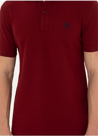 U.S. Polo Assn. Bordo Erkek Slim Fit Polo T-Shirt GTP04IY024_5