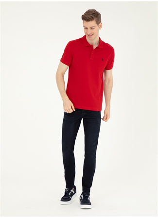 U.S. Polo Assn. Kırmızı Erkek Slim Fit Polo T-Shirt GTP04IY024_2