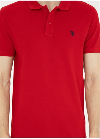 U.S. Polo Assn. Kırmızı Erkek Slim Fit Polo T-Shirt GTP04IY024_4