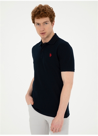 U.S. Polo Assn. Koyu Lacivert Erkek Slim Fit Polo T-Shirt GTP04IY024_2