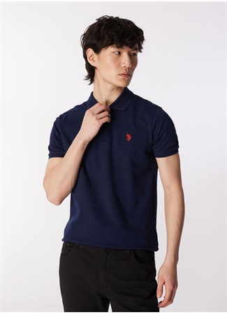 U.S. Polo Assn. Polo Yaka Lacivert Erkek T-Shirt GTP04IY024_0