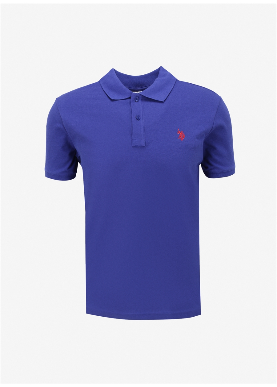 U.S. Polo Assn. Mavi Erkek Slim Fit Polo T-Shirt GTP04IY024