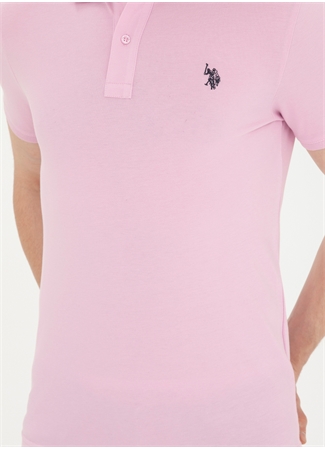 U.S. Polo Assn. Pembe Erkek Slim Fit T-Shirt GTP04IY024_5