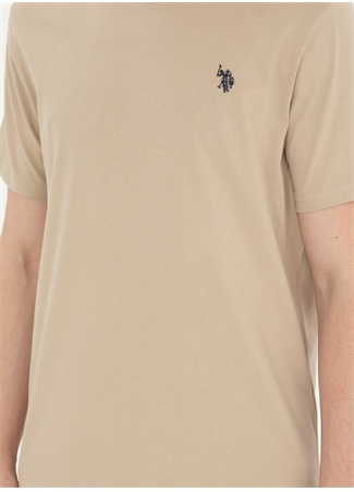 U.S. Polo Assn. Bisiklet Yaka Açık Haki Erkek T-Shirt GTS01IY024_4