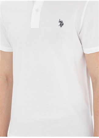 U.S. Polo Assn. Beyaz Erkek Slim Fit T-Shirt GTP04IY024_4