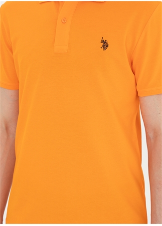 U.S. Polo Assn. Turuncu Erkek Slim Fit T-Shirt GTP04IY024_5