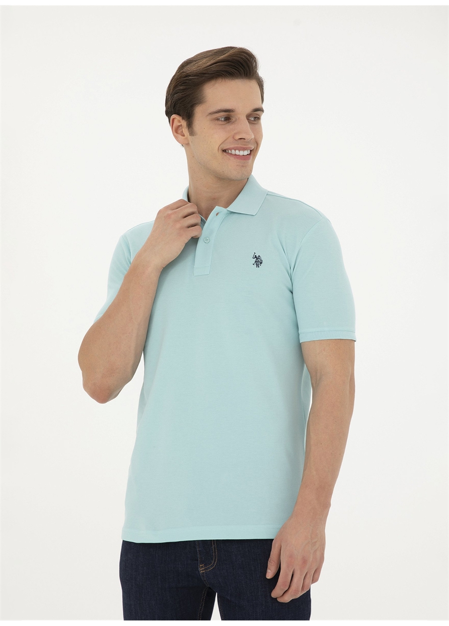 U.S. Polo Assn. Polo Yaka Yeşil Erkek T-Shirt GTP04IY024_0