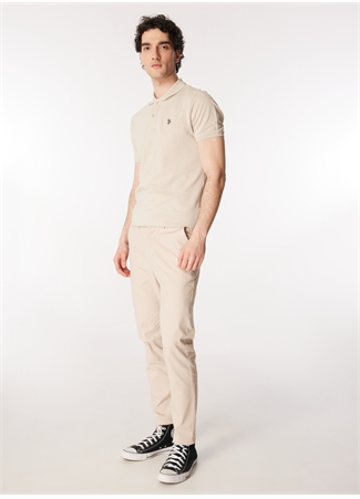 U.S. Polo Assn. Normal Bel Normal Paça Slim Fit Taş Erkek Pantolon KENLY_1