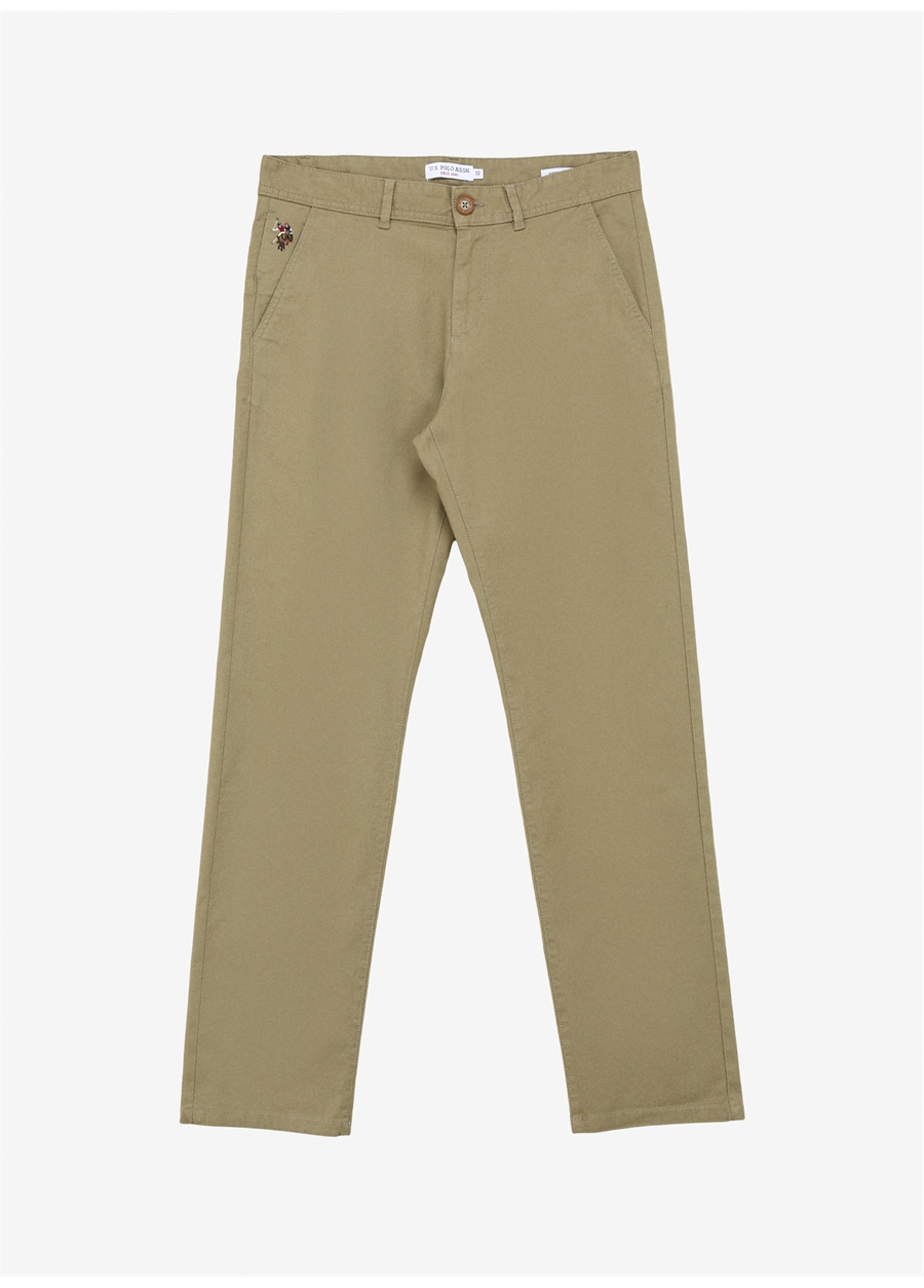 U.S. Polo Assn. Normal Bel Normal Paça Regular Fit Haki Erkek Pantolon KENLY-REG