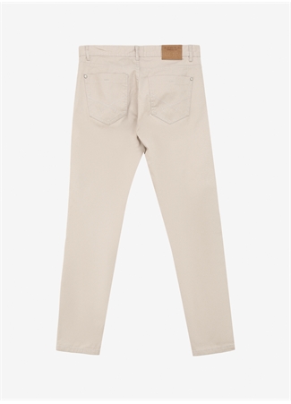 U.S. Polo Assn. Normal Bel Normal Paça Slim Fit Taş Erkek Pantolon MICHES_1