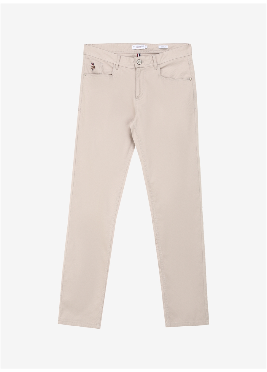 U.S. Polo Assn. Normal Bel Normal Paça Regular Fit Taş Erkek Pantolon MICHES-REG