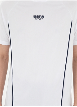 U.S. Polo Assn. Bisiklet Yaka Beyaz Erkek T-Shirt RC-SUVA_5