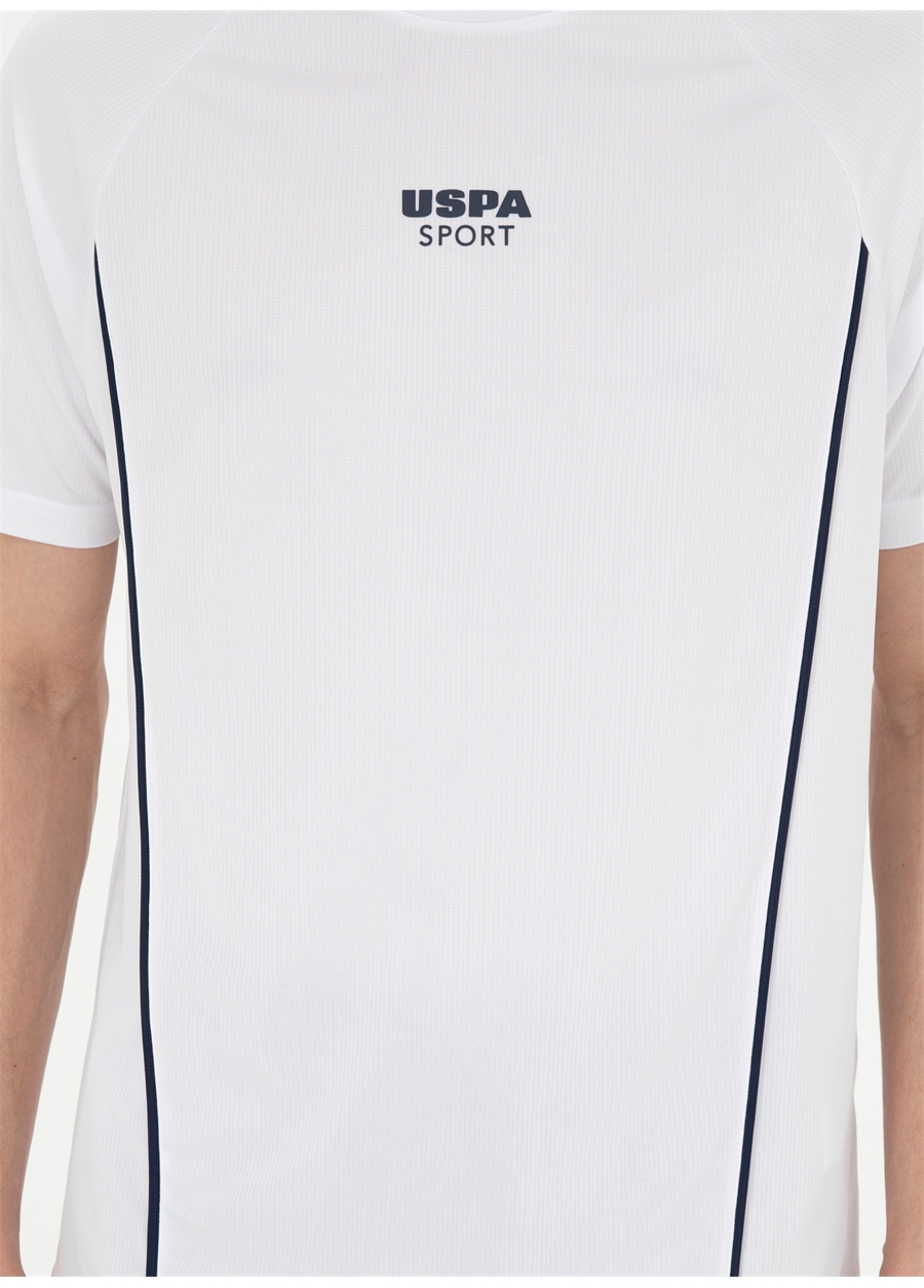 U.S. Polo Assn. Bisiklet Yaka Beyaz Erkek T-Shirt RC-SUVA_5