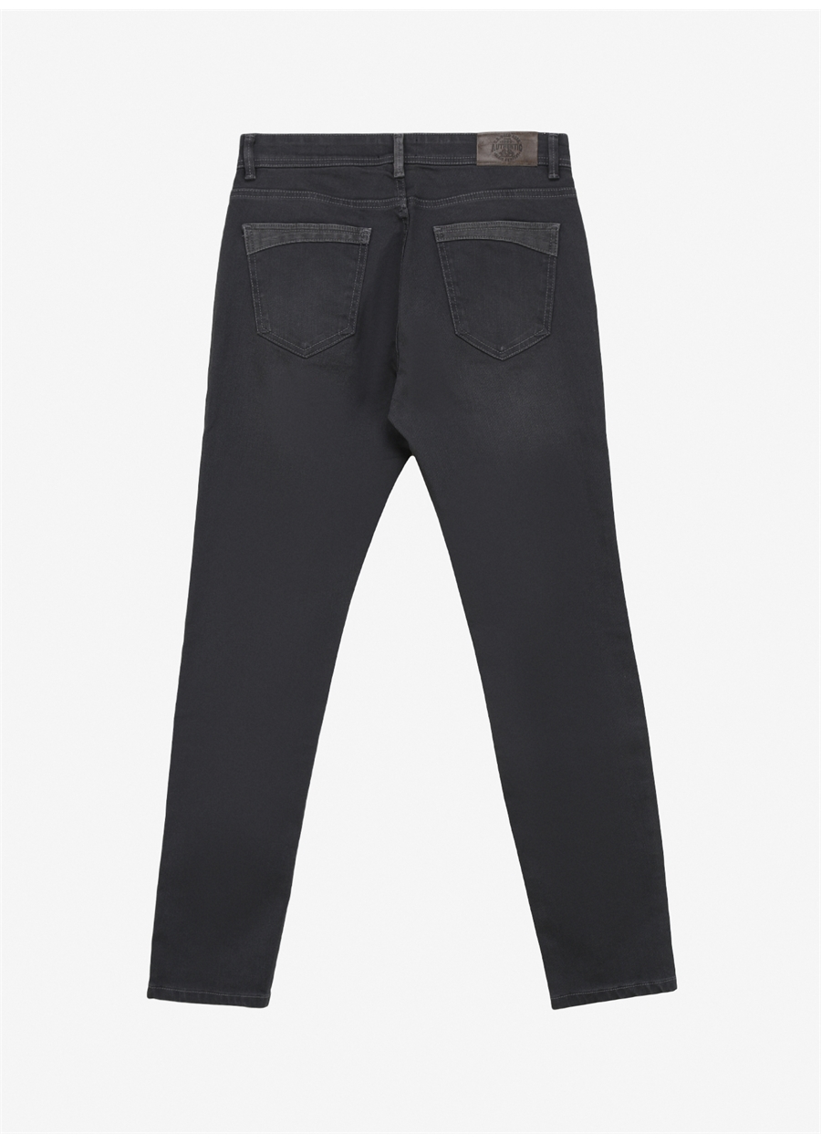 U.S. Polo Assn. Normal Bel Normal Paça Slim Fit Gri Erkek Denim Pantolon PARKER24Y-GREY_1