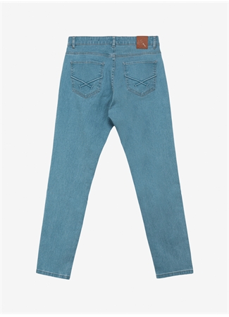 U.S. Polo Assn. Normal Bel Normal Paça Slim Fit Yeşil Erkek Denim Pantolon SANBY24Y_1