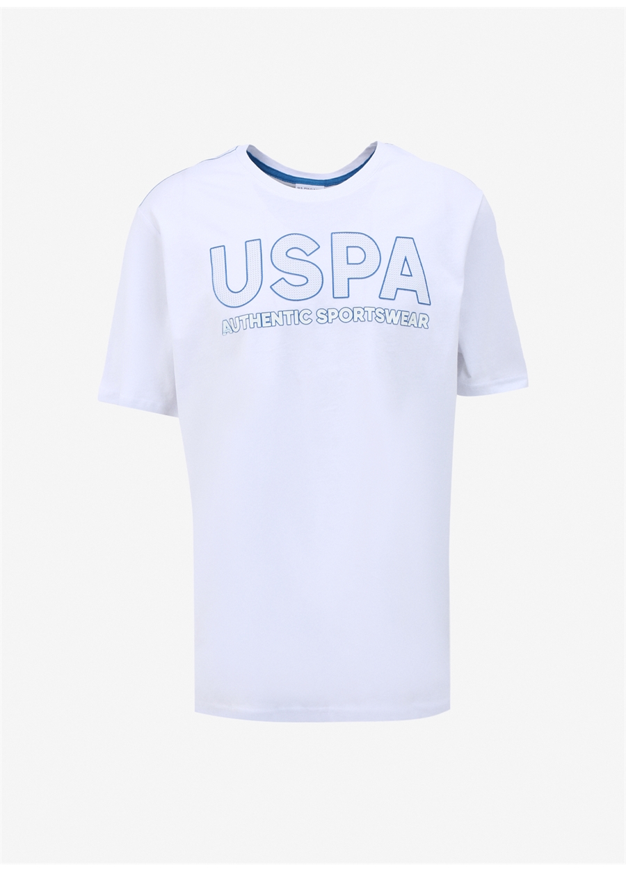 U.S. Polo Assn. Polo Yaka Beyaz Erkek T-Shirt SELIZIY024_0