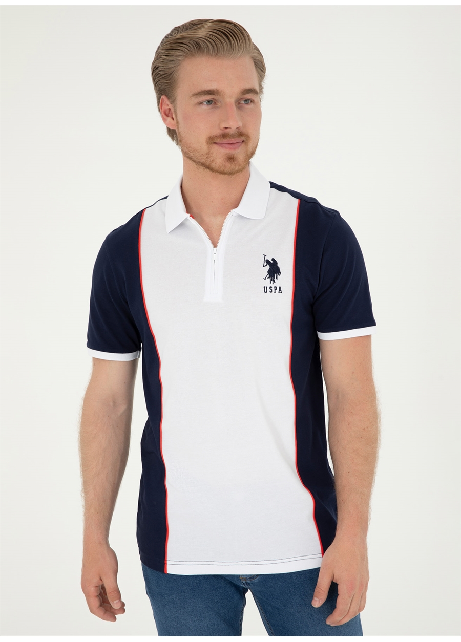 U.S. Polo Assn. Polo Yaka Lacivert Erkek T-Shirt T-GALENA_2