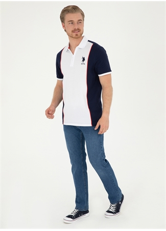 U.S. Polo Assn. Polo Yaka Lacivert Erkek T-Shirt T-GALENA_3