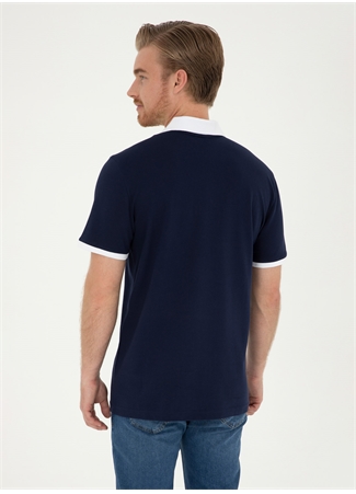 U.S. Polo Assn. Polo Yaka Lacivert Erkek T-Shirt T-GALENA_4