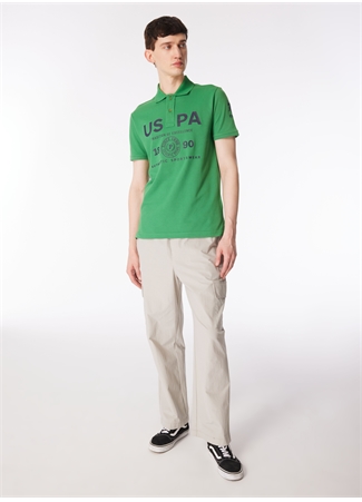 U.S. Polo Assn. Yeşil Erkek Slim Fit T-Shirt T-MANCA_1