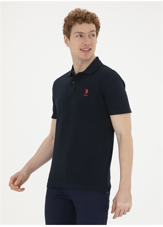 U.S. Polo Assn. Koyu Lacivert Erkek Polo T-Shirt TP04IY024_2