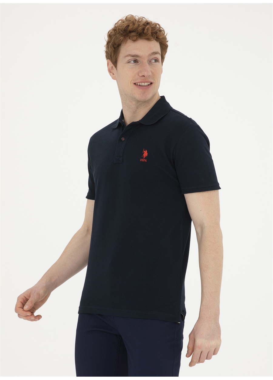 U.S. Polo Assn. Koyu Lacivert Erkek Polo T-Shirt TP04IY024_2